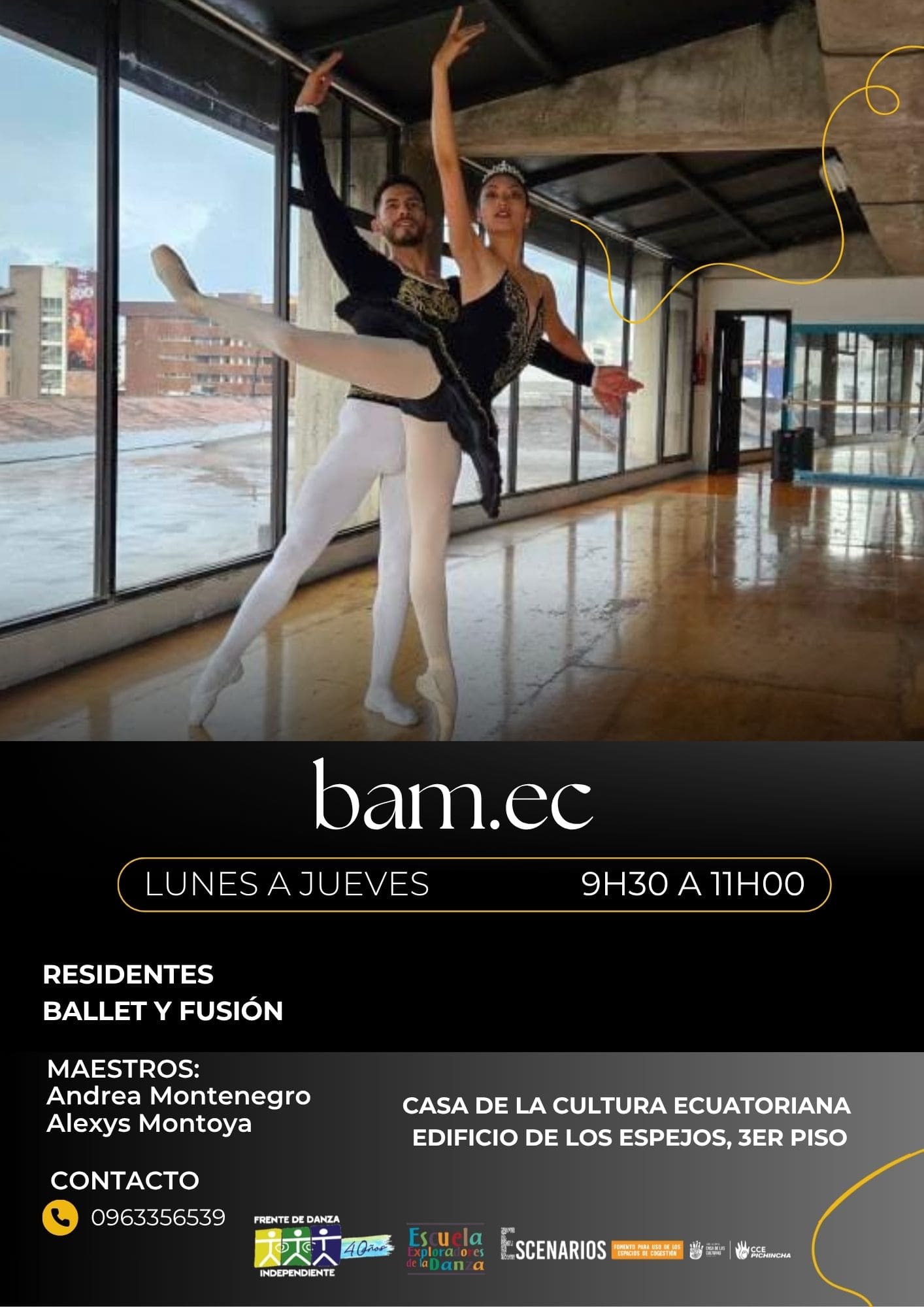 Ballet Intermedio Avanzado Quito con Andrea Montenegro