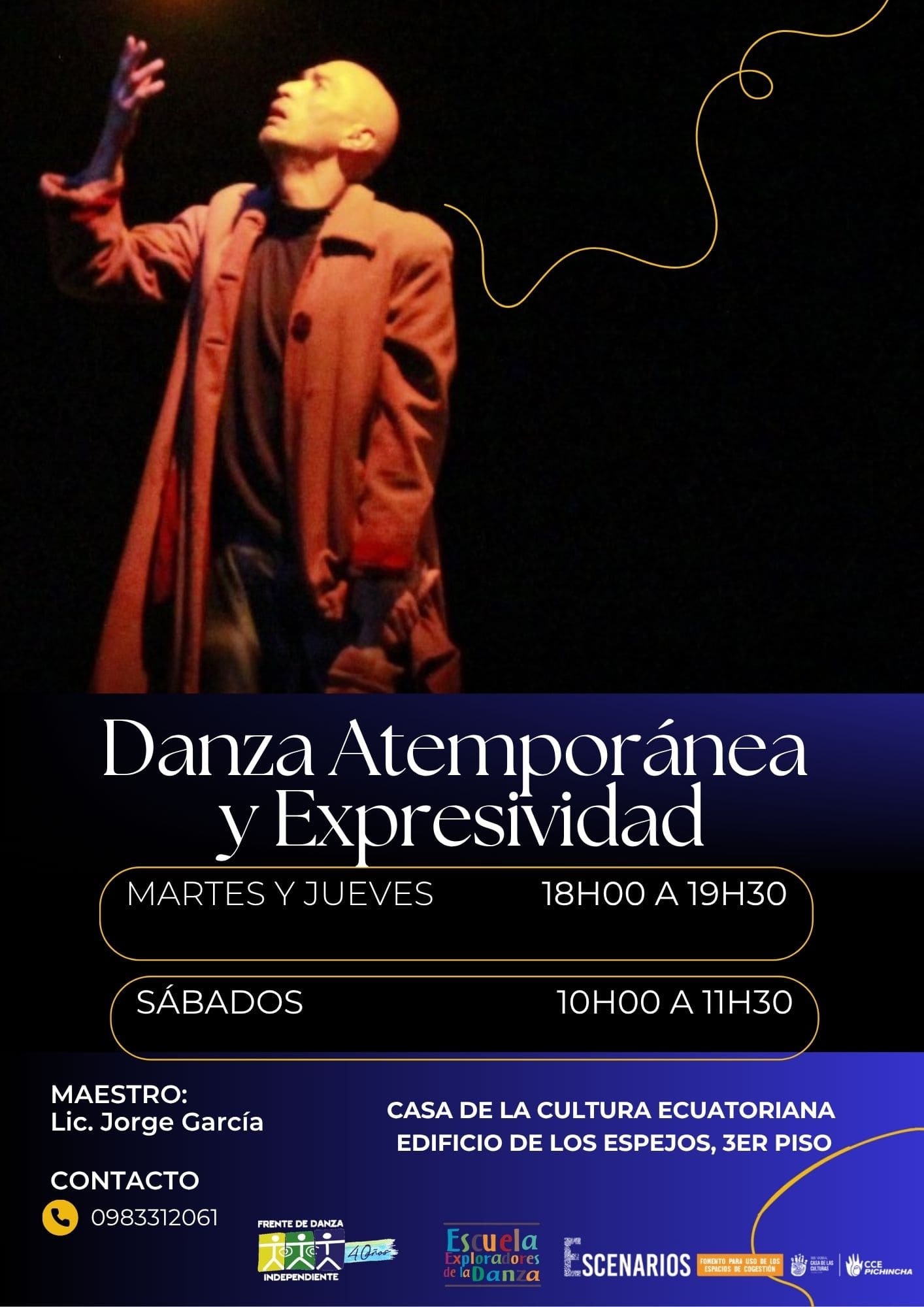 Danza Atemporánea Quito con Jorge García