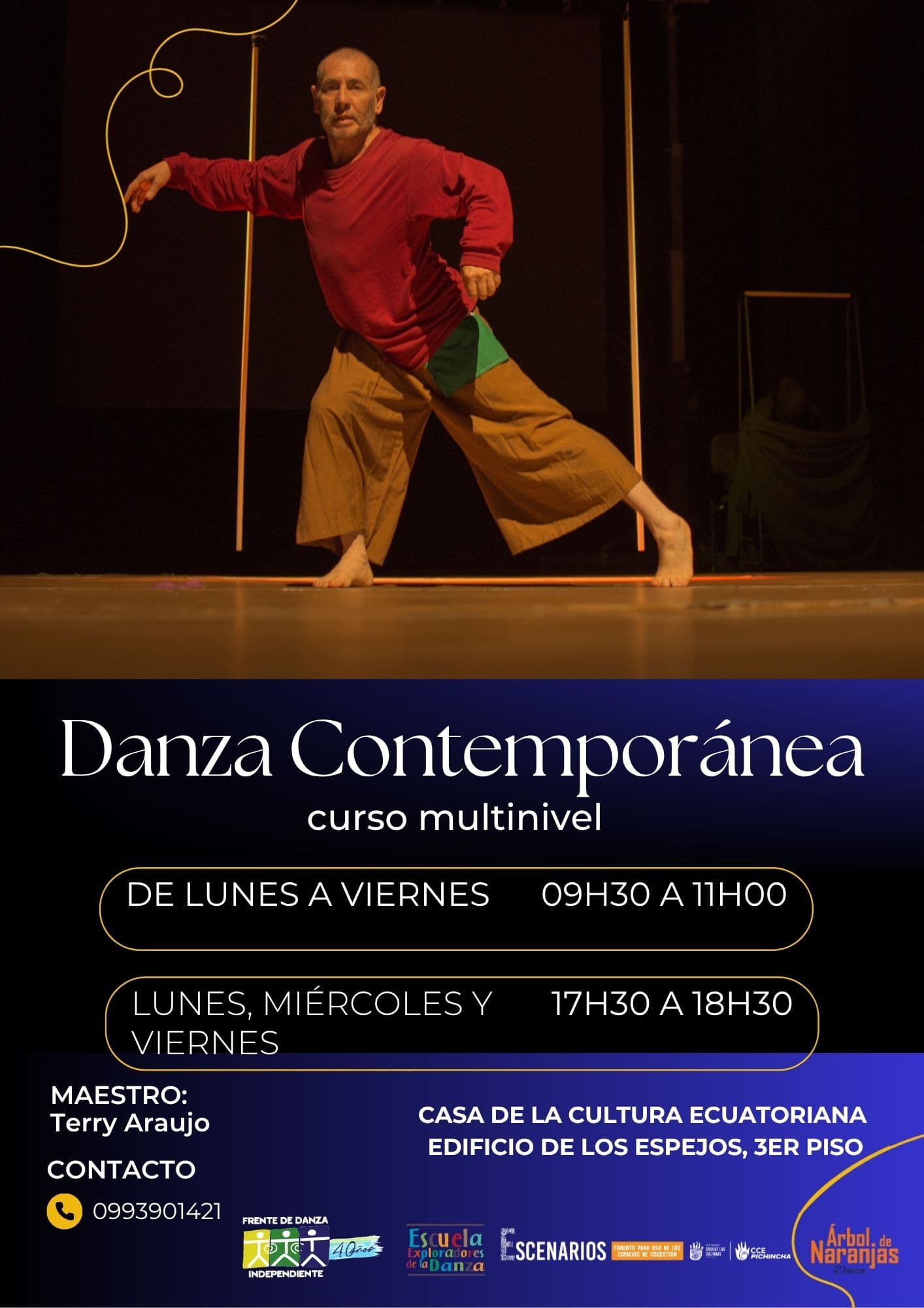 Danza Contemporánea Quito con Terry Araujo
