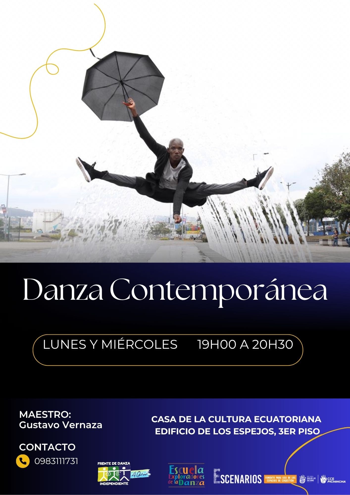 Danza Contemporánea con Gustavo Vernaza