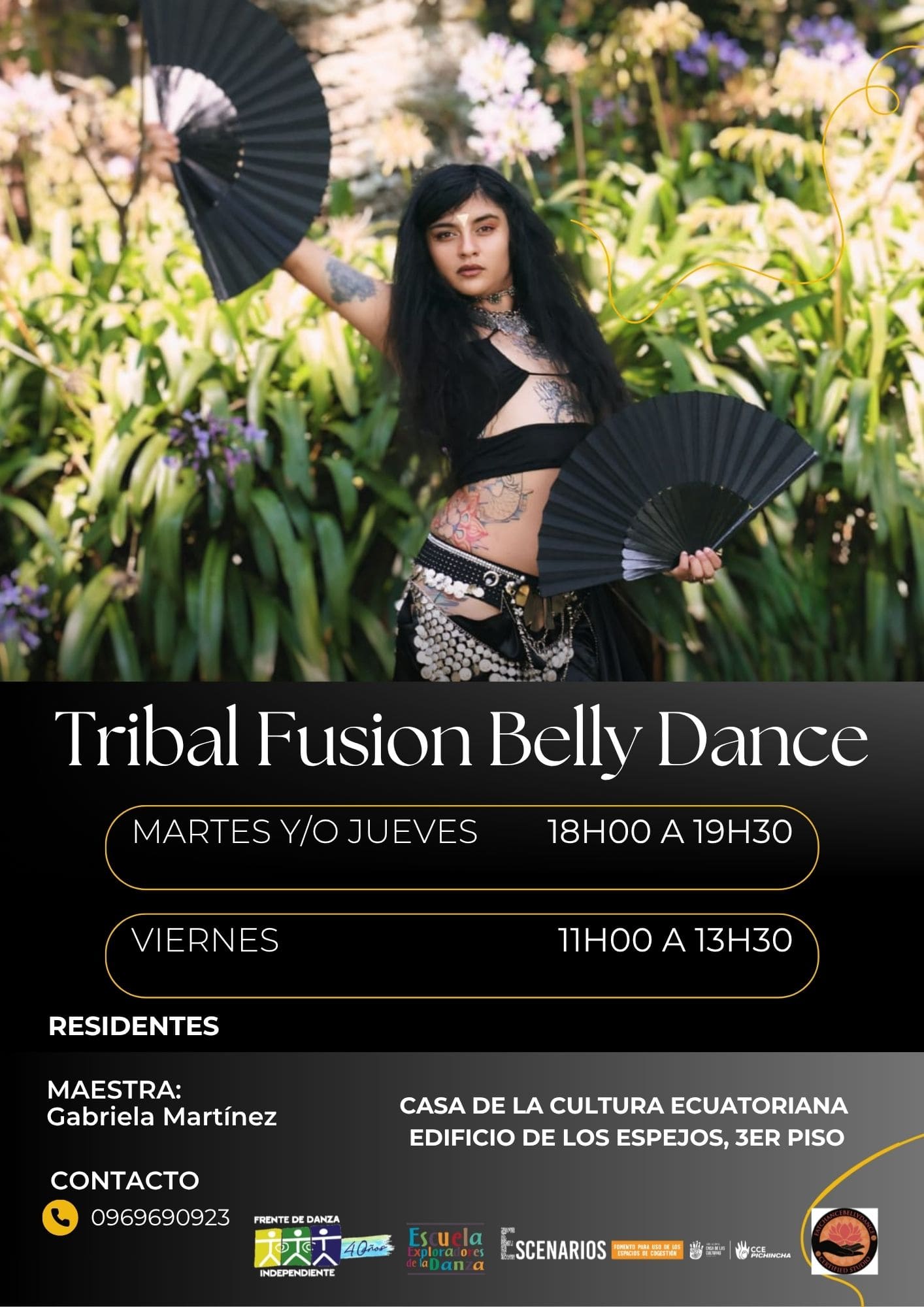 Danza Tribal Fusión Bellydance con Gabriela Martínez