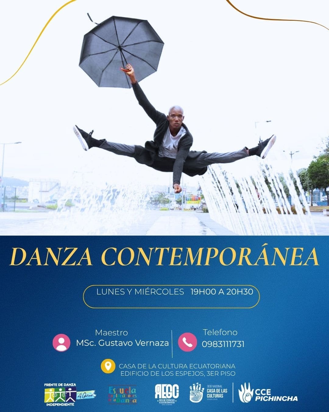 Danza contemporanea Danza Contemporánea con Gustavo Vernaza