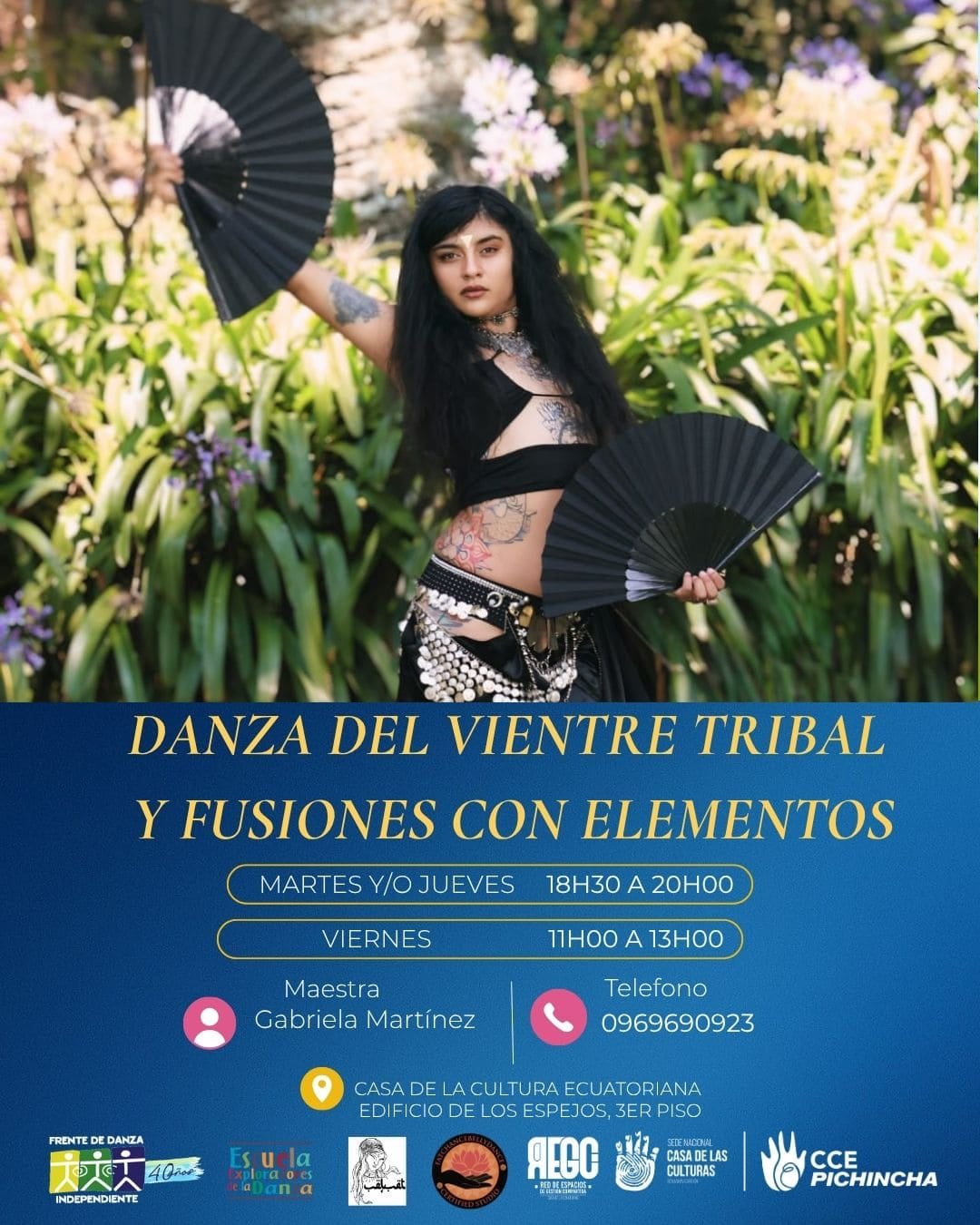 danza del vientre tribal Danza Tribal Fusión Bellydance con Gabriela Martínez
